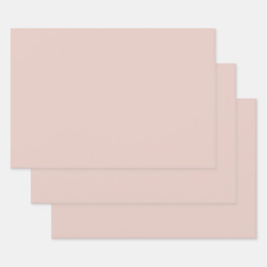 Roze zout bruiloft Eenvoudige plaat Aangepaste bri Inpakpapier Vel (Set)