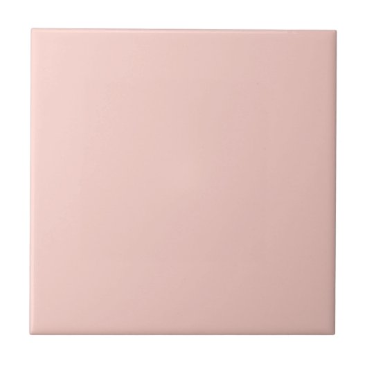 Roze Zout Effen Kleur Tegeltje (Voorkant)