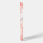 Roze Zout Marmer Gepersonaliseerd Slank en Stijlvo Case-Mate iPhone Case (Achterkant / Links)