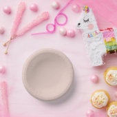 Roze zout Wedding Plain Custom Vrijgezellenfeest 2 Papieren Kommen (Feest)