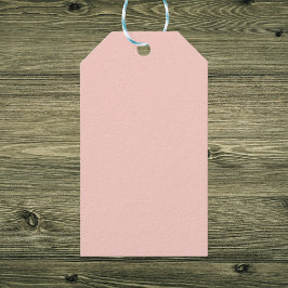 Roze Zoutvaste kleur Cadeaulabel