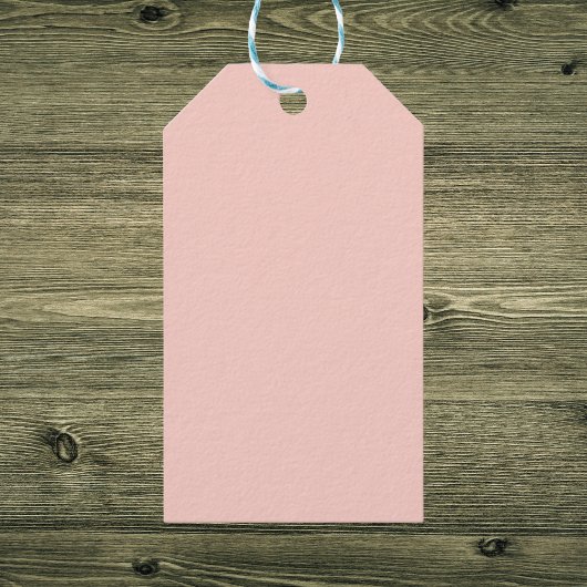 Roze Zoutvaste kleur Cadeaulabel