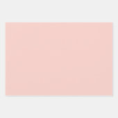 Roze Zoutvaste kleur Inpakpapier Vel (Voorkant)