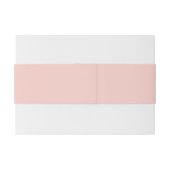 Roze Zoutvaste kleur Uitnodigingen Wikkel (Achterkant Voorbeeld)