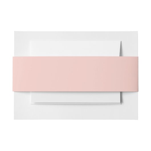 Roze Zoutvaste kleur Uitnodigingen Wikkel (Voorkant Voorbeeld)
