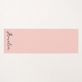 Roze Zoutvaste kleur Yogamat (Voorkant (horizontaal))