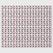 Roze zuivelpasta-Boerderij voor Koe Cadeaupapier (Vlak)