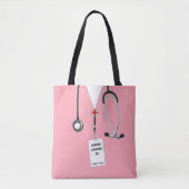 Roze zure Canvas tas (Voorkant)