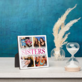 Roze zussen Foto Collage Fotoplaat (Insitu)