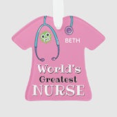 Roze zustende struiken, 's werelds grootste zuster ornament (achterkant)