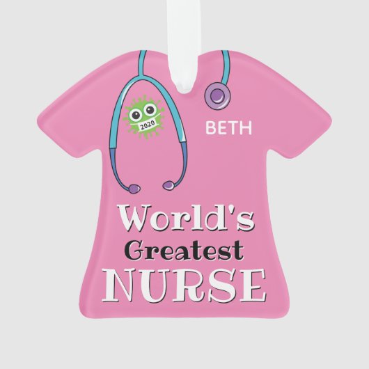 Roze zustende struiken, 's werelds grootste zuster ornament (achterkant)