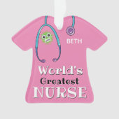 Roze zustende struiken, 's werelds grootste zuster ornament (voorkant)