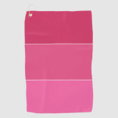 Roze zwadden van Hawaii Stripes Golfhanddoek (Voorkant)