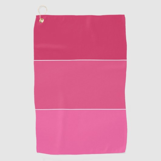 Roze zwadden van Hawaii Stripes Golfhanddoek (Voorkant)