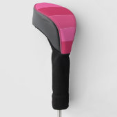 Roze zwadden van Hawaii Stripes Golfheadcover (Schuin)