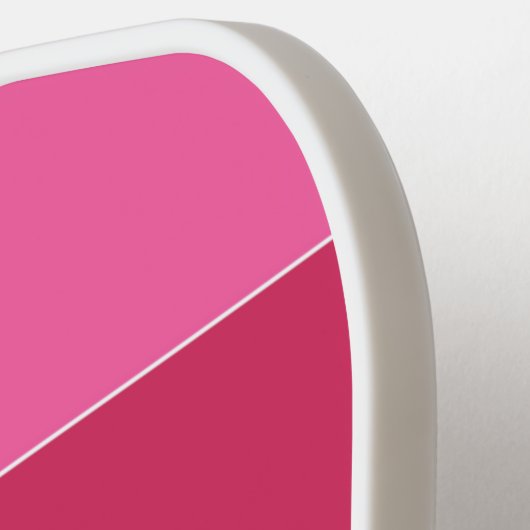 Roze zwadden van Hawaii Stripes Pickleball Paddle (Links Detail)