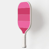 Roze zwadden van Hawaii Stripes Pickleball Paddle (Links)