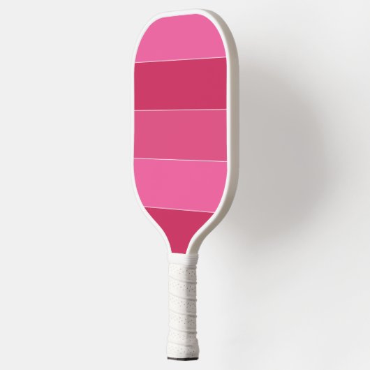 Roze zwadden van Hawaii Stripes Pickleball Paddle (Links)
