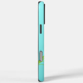 Roze Zwaluw Vlinder Blauw Ombre Case-Mate iPhone Case (Achterkant / Rechts)