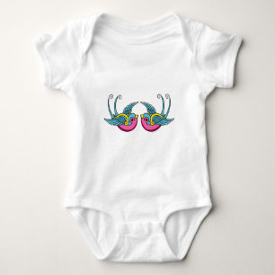roze zwaluwen romper