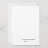 ROZE ZWANEN  VOOR ALTJD VALENTIJNSDAG FEESTDAGENKAART (Achterkant)