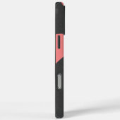 Roze & Zwart Artistieke Abstracte Fractal Art Case-Mate iPhone Case (Achterkant / Rechts)