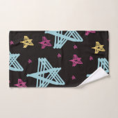 Roze zwart bad handdoek (Handdoek)