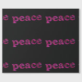 roze zwart cadeaupapier (Vlak)