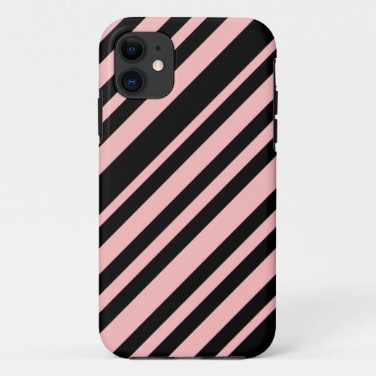 Roze & Zwart Case-Mate iPhone Case (Achterkant)