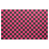 Roze Zwart Checker Patroon Textiel Stof (Fat Quarter)