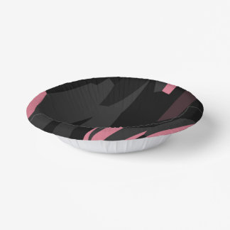 roze zwart en grijs abstract papieren kommen