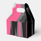 Roze zwart en grijs bedankdoosjes (Achterkant)