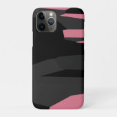 Roze zwart en grijs Case-Mate iPhone case (Achterkant)