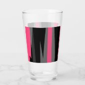 Roze zwart en grijs glas (Achterkant)