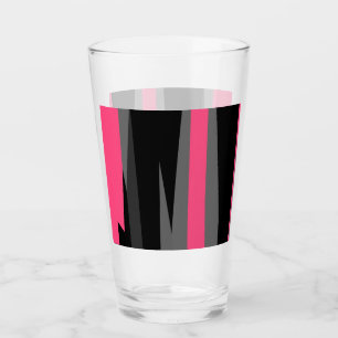 Roze zwart en grijs glas