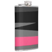 Roze zwart en grijs heupfles (Rechts)