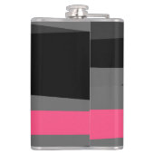 Roze zwart en grijs heupfles (Achterkant)