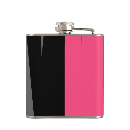 Roze zwart en grijs heupfles (Achterkant)