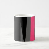 Roze zwart en grijs koffiemok (Center)