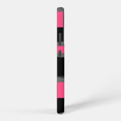 Roze zwart en grijs samsung galaxy hoesje (Rechterkant)