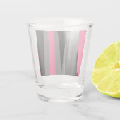 Roze zwart en grijs shot glas (Achterkant)