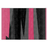 Roze zwart en grijs snijplank (Voorkant)