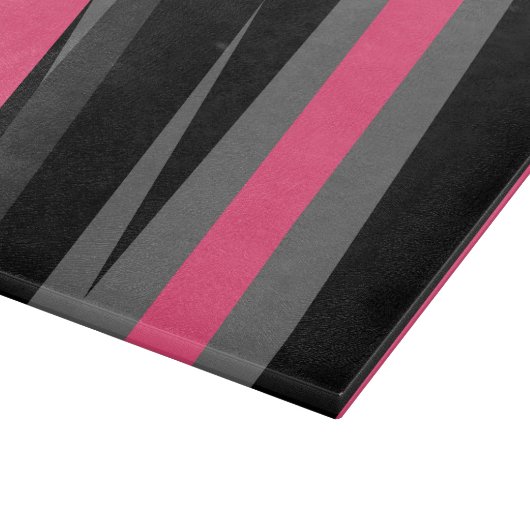 Roze zwart en grijs snijplank (Hoek)