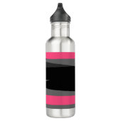 Roze zwart en grijs waterfles  (Rechts)
