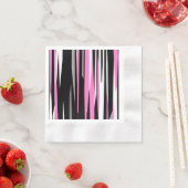 Roze zwart en wit Abstract Servet (Insitu)