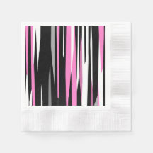Roze zwart en wit Abstract