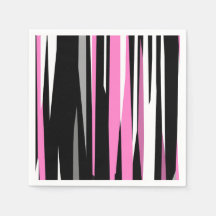 Roze zwart en wit Abstract
