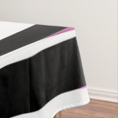 Roze zwart en wit Abstract Tafelkleed (Voorbeeld)