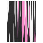 Roze zwart en wit Abstract Tafelkleed (Voorkant)