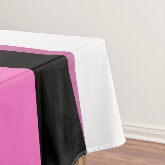 Roze zwart en wit Abstract Tafelkleed (Voorbeeld)